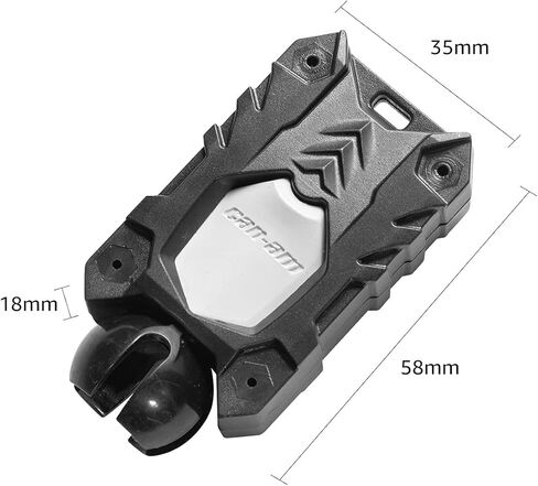 Sporty Key Holder for Ryker, A & UTV PRO Ignition Key Fob Holder Compatible with Can-Am Ryker All Models Accessories, Red, 1PC in Kuwait