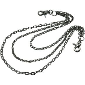 Slim Triple wallet chain Swivel Trigger snap Lightweight Biker Key chain