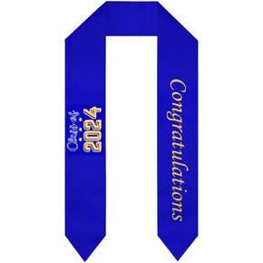 ZBDSKLEX Graduation Stole Class of 2024 for Graduation Celebrate, Graduation Sash for 2024 Graduates