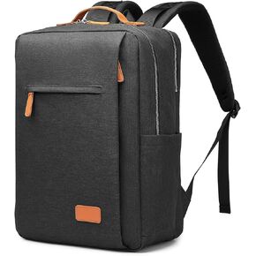 حقيبة ظهر كبيرة للكمبيوتر المحمول للسفر من Lcpadri - حقيبة ظهر لحمل أعمال الطيران - حقيبة نهارية كاجوال مضادة للماء للكمبيوتر مع منفذ USB in Kuwait
