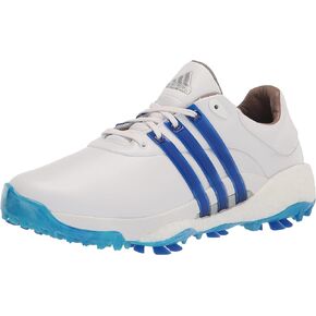 adidas Men's Tour360 22 Golf Shoes, Ftwr White/Lucid Blue/Silver Met., 14