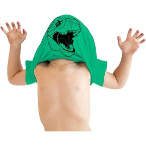 Toddler Ask Me About My Trex T Shirt Funny Cool Dinosaur Flip Humor Tee for Kids