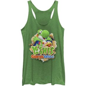 Nintendo Character Logo Women's Racerback Tank Top