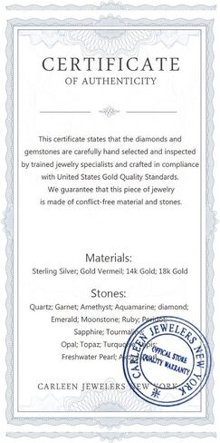 Carleen Valentines Day Gifts Solid 18K Gold Solitaire Bezel Setting 0.1cttw Diamond Dainty Delicate Pendant Neckace for Women Girls, 16+2" Solid 18K Gold Chain (Diamond F-G Color SI1 Clarity) in Saudi Arabia