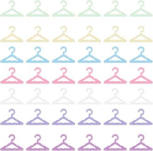 Framendino, 42 Pack Clothes Hanger Earring Holder Mini Hanger Rack Jewelry Display Dangle Earring Hanging Organizer Display Rack in Saudi Arabia