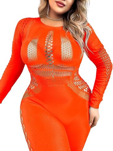 Women's Rave Outfit, Thick Plus Size Bodycon Jumpsuit, Club Dancewear in Saudi Arabia