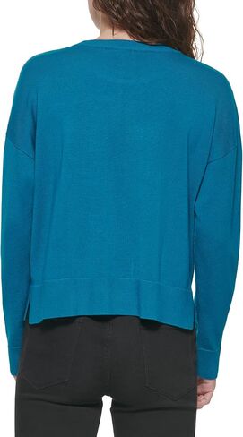 DKNY Women's Pocket Comfy Easy Sportswear Sweater in Saudi Arabia