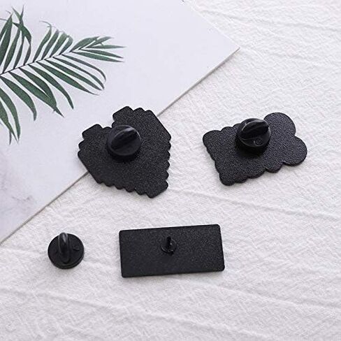 ROFARSO 3Pieces Pink Tone Pin Sets with Game Player Enamel Brooch Pins for Gift Lapel Pins Accessory for Backpacks Badges Hats Bags Lanyard, Zinc, enamel in Kuwait