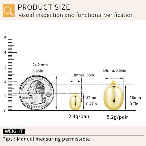 SUPRAONE Chunky Gold Dome Huggie Earrings Open Hoop Earrings for women Girls Small | Large | Gold | Silver Lightweight Cuff Earrings in Kuwait