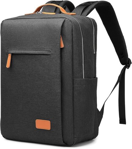 حقيبة ظهر كبيرة للكمبيوتر المحمول للسفر من Lcpadri - حقيبة ظهر لحمل أعمال الطيران - حقيبة نهارية كاجوال مضادة للماء للكمبيوتر مع منفذ USB in Kuwait