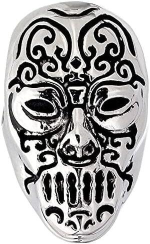 ذا كارات شوب مجموعة اقنعة ديث ايتر من هاري بوتر 62037 مكونة من 4 خرزات فاصلة، فضي in Kuwait