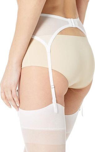 Women's Extra Sexy Lace Garter Belt, White, Medium in Saudi Arabia