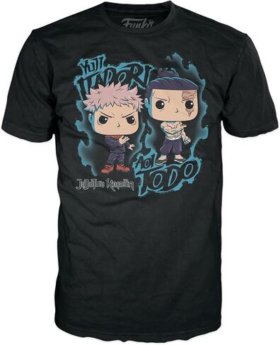 فانكو تي شيرت في صندوق: JJK - Yuji & Aoi - Medium - Jujutsu Kaisen - تي شيرت - ملابس - فكرة هدية - بلوزة بأكمام قصيرة للبالغين من الجنسين من الرجال والنساء - عشاق البضائع الرسميين in Kuwait
