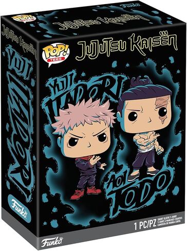 فانكو تي شيرت في صندوق: JJK - Yuji & Aoi - Medium - Jujutsu Kaisen - تي شيرت - ملابس - فكرة هدية - بلوزة بأكمام قصيرة للبالغين من الجنسين من الرجال والنساء - عشاق البضائع الرسميين in Kuwait