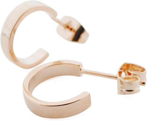 HONEYCAT Huggie Hoops Earrings in Gold, Rose Gold, or Silver | Minimalist, Delicate Jewelry in Saudi Arabia