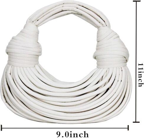 اليد المنسوجة الخبز المرأة مخلب مقبض علوي حقيبة الكتف Crossbody الإبداعية الشعرية المحافظ تحت الإبط حقيبة يد in Kuwait