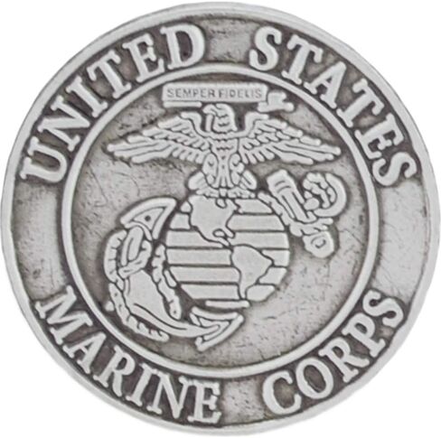 دبوس صدرية من مشاة البحرية الأمريكية USMC مقاس 1 بوصة in Saudi Arabia