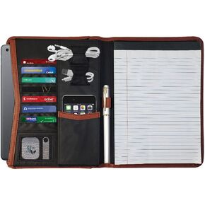 محفظة Mewise انغلق - حامل بطاقة عمل منظم المستندات مع لوحة كتابة للنساء والرجال (أسود) in Kuwait