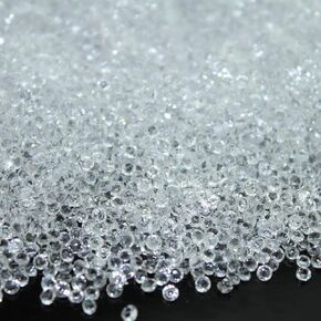 Acrylic Diamonds, 2.5mm Acrylic Color Faux Round Crystals Treasure Gems, 0.09 inch Tabletop Confetti Crystals for Table Confetti, Table Scatters, Vase Fillers, Party Decoration (10000pcs Champagne)