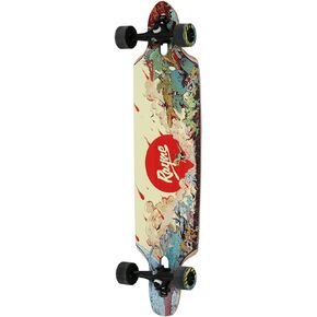 Rayne Longboards 2022 Flight 38'' Drop-Through Cruising & Carving Longboard Complete, Multicolored