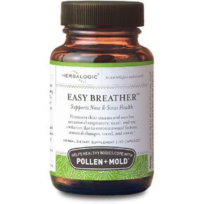 Easy Breather Herb Capsules - Supports Nose & Sinus Health - Helps Healthy Bodies Cope with Pollen & Mold - Based on The Traditional Chinese Formula Yu Ping Fang San - 90 Cap Count