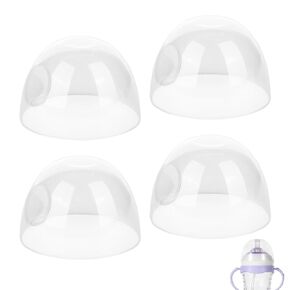 4PCS Baby Bottle Cap Replacement Cover for Philips Avent Natural Bottles 4oz & 9oz, BPA Free Baby Bottle Replacement Dome Caps Lids Dome Tops for Plastic and Glass Baby Feeding Bottles