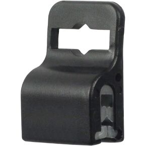 Black Gripper Card Holder Clamps for Standard Thickness ID Badge, Smart Card, CAC, Chip or Swipe Card, Secure and Strong Hold by Specialist ID