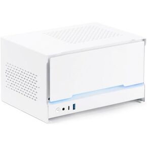 Energy Box Series E24 Super Mini-Itx Desktop Computer SFX Small Case 6.9L /PCle4.0 GPU Riser Inc(Polar White)