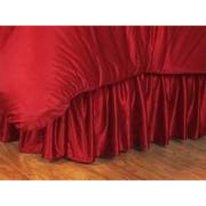 NCAA Arkansas Razorbacks Bed Skirt, King, Bright Red