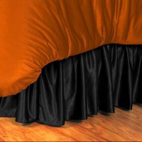 NBA Brooklyn Nets Bed Skirt, Queen, Black