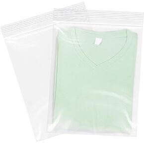 9" x 12"(1000 Count) Clear Plastic Reclosable Zip Bags 2 Mil for A4, Letter Sized Documents, Marketing Materials, Clothes