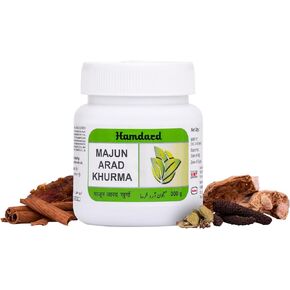 HAMDARD Herbal Supplement, Hamdard Majun Arad Khurma, 10.58 Fluid Ounces (300 g)