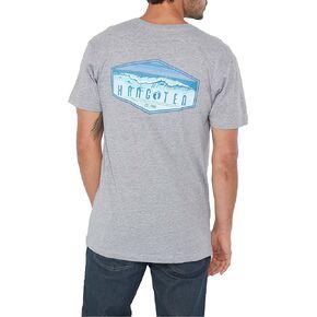 Hang Ten Mens Diamond Logo Graphic T-Shirt - Comfortable Graphic Tees for Men - Short Sleeve Screen Printed Tshirt