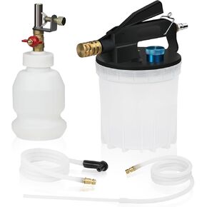 nihao 2L Vacuum Brake Bleeder Kit, One Person Pneumatic Brake Fluid & Clutch Bleeding Extractor Tool with 1L Refilling Bottle & Adapters, Hose in Kuwait