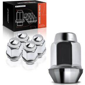 A-Premium M12-1.50 Wheel Lug Nuts Compatible with Chevrolet Equinox Malibu Impala Camaro HHR GMC Terrain Envoy Saab 9-7x Buick 5-PC Set