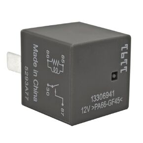 Relay 13306941, 12VDC 30A 4-Pin Multi-Purpose Relay - Compatible with GM Vehicles