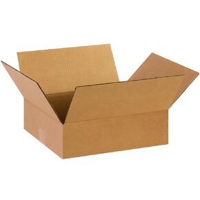 BOX USA 14 x 12 x 4 Corrugated Cardboard Boxes, Flat 14"L x 12"W x 4"H, Pack of 25 | Shipping, Packaging, Moving, Storage Box for Home or Business, Strong Wholesale Bulk Boxes