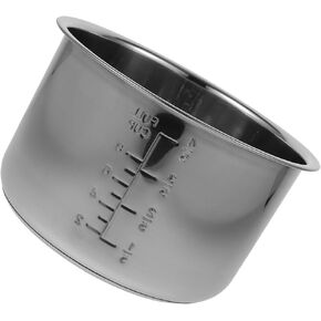 Rice Cooker Liner Cooking Pot Cooker Inner Pots Non-stick Rice Cooker Pots Kitchen Supply Stainless Steel Pot Rice Cooker Inner Pot Rice Cooker Replacement Pot Multi-use Pot