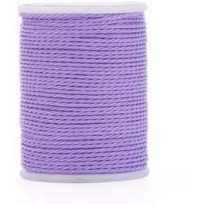 Cheriswelry 10 Roll 11m/Roll 1mm Twisted Waxed Polyester Cord Red Round Sewing Waxed Thread String Jewelry Crafting Rope with Spool for DIY Macrame Beading Bracelet Making
