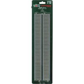 Kato USA Inc. HO 369mm 14-1/2 Straight 4 KAT2180 HO Track