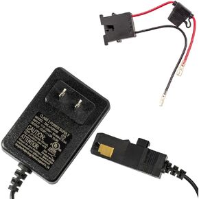 12v Battery Charger for Ride on Toys, 12 Volt Kids Ride on Wire Harness,12-Volt Charger Compatible with Gray Battery and Orange Top Battery,Powered Electric Vehicle Wire Harness and Charger…