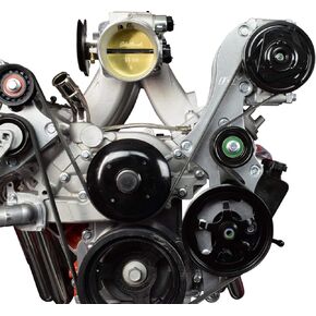 ICT Billet S10 LS Swap A/C Compressor and Power Steering Bracket Compatible with LS1 LM7 LR4 LQ4 L59 LQ9 LM4 L33 L92 L76 LY6 LC9 LH8 LMG LS3 L99 L96 RPO codes 4.8L 5.3L 6.0L 551779-3