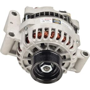 Bosch AL7555N Premium 100% New Alternator - Compatible With Select Ford Excursion, E-350, E-450, E-550, F-250 Super Duty, F-350, F-450, F-550; 110 Amp