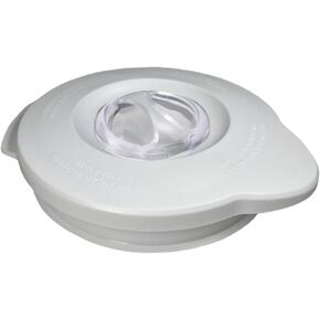 Round Blender Jar 6-cup Glass Jar lid BLST-W00 fit for Osters -Replace BLSTAL-W00, BLSTALW0011,124462-000-805,124462-000-090,124461-000-000,178891-000-000-White