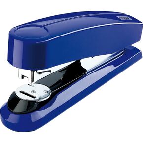 Novus B4fc Compact Flat Clinch Stapler, 50 Sheet Capacity, German Engineered, Staple|Pin|Tack, Steel Drive, 25 Yr. Warranty (Blue)