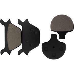 SOLLON Front and Rear Brake Pads for Harley Davidson Sportster 883 1200, Heritage Softail, FLSTF Fatboy, Heritage Softail, Heritage Springer, Softail 1988-1999