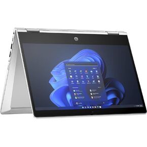 HP Pro x360 435 G10 13.3" Touchscreen Convertible 2 in 1 Notebook - Full HD - 1920 x 1080 - AMD Ryzen 3 7330U Quad-core (4 Core) - 8 GB Total RAM - 256 GB SSD - Pike Silver Aluminum