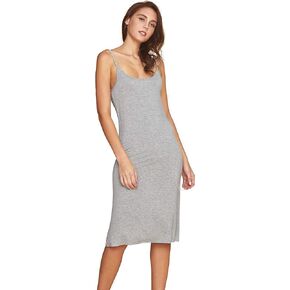 Women's Long Full Cami Slip Dress Basic Spaghetti Straps Nightgowns