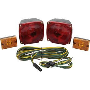 Grote 65370-5 Trailer Lighting Kit (with Clearance Marker), Black