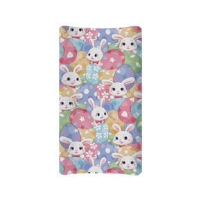 Elephant Changing Pad Cover for Baby Diaper Change Table Sheets Cover Cute Heart Changing Table Covers Soft Breathable
